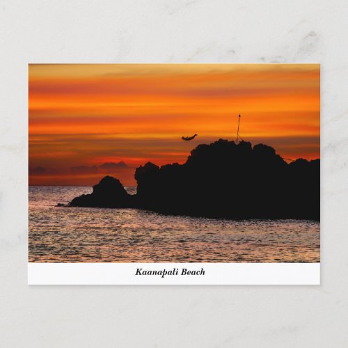 Kaanapali Beach Postcard