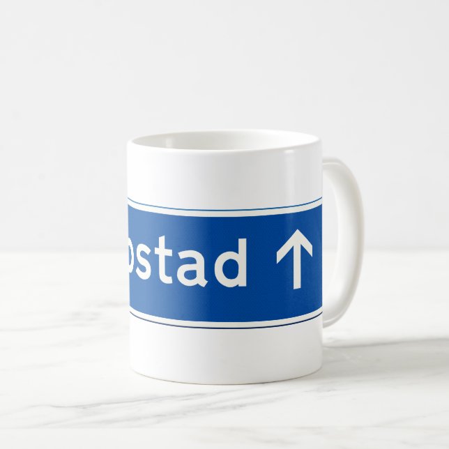 Kaapstad Road sign Coffee Mug (Front Right)