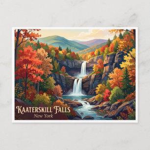 Kaaterskill Falls Hunter New York Postcard