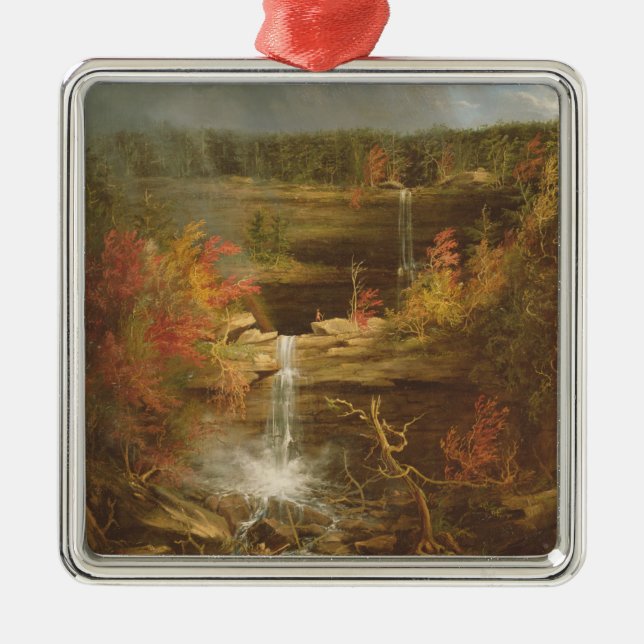 Kaaterskill Falls Metal Ornament (Front)