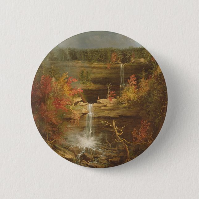 Kaaterskill Falls Pinback Button (Front)
