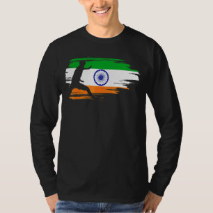 Kabaddi Indian Sports Indian Flag T-Shirt