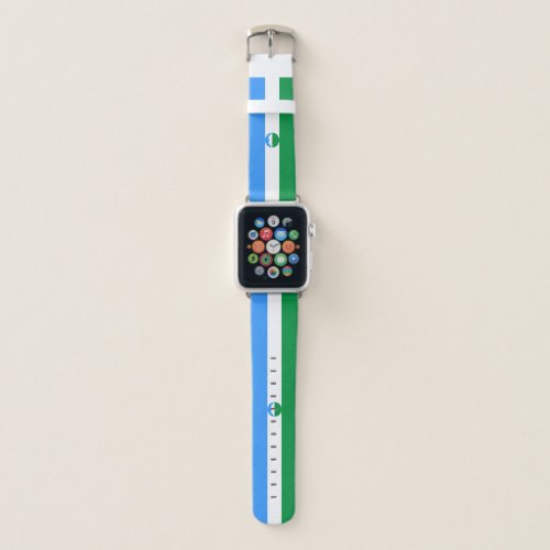 Kabardino Balkaria Flag Apple Watch Band