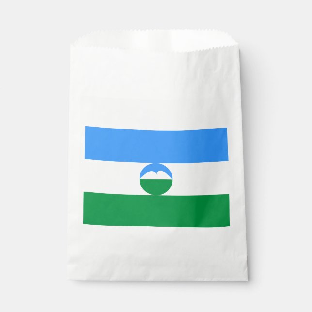 Kabardino Balkaria Flag Favor Bag (Front)