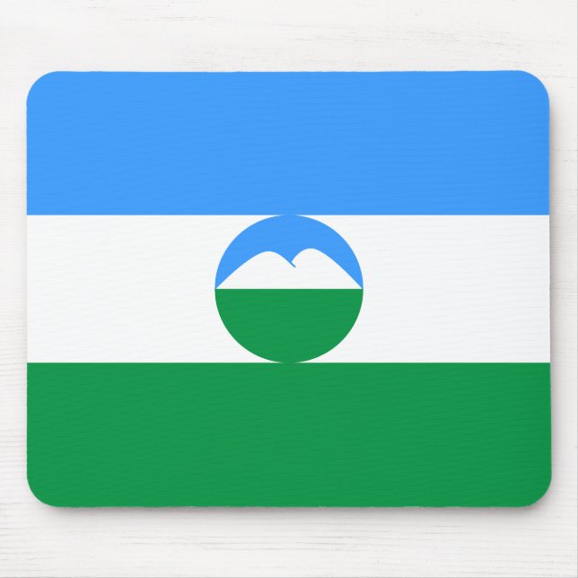 Kabardino Balkaria Flag Mouse Pad (Front)