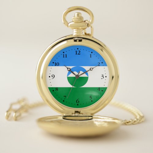 Kabardino Balkaria Flag Pocket Watch