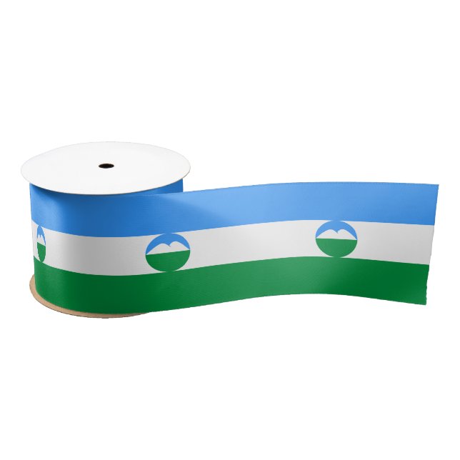 Kabardino Balkaria Flag Satin Ribbon (Spool)