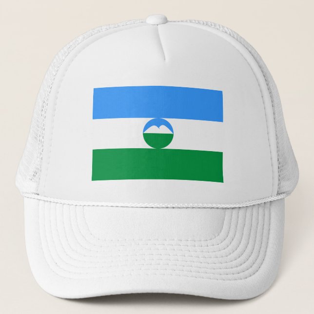 Kabardino Balkaria Flag Trucker Hat (Front)