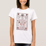 Kabbalah Design T-Shirt<br><div class="desc">Ancient and mysterious Kabbalah illustration,  from DoverPictura. Find the original image at http://doverpictura.com/collection/0486991636</div>