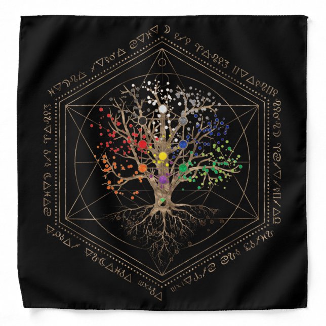 Kabbalah The Tree of Life Bandana (Front)