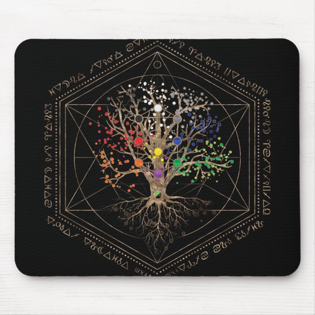 Kabbalah The Tree of Life Mouse Pad (Front)