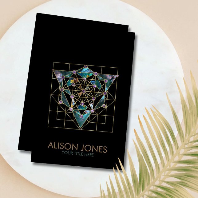 Kabbalah The Tree of Life Ornament Business Card (Creator Uploaded)