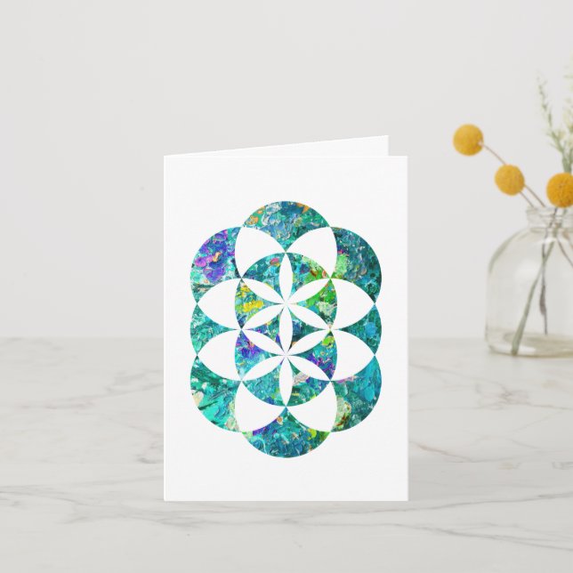 Kabbalah Tree of Life Thank You Card (Front)