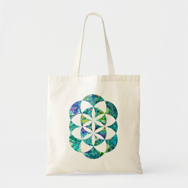 Kabbalah Tree of Life Tote Bag (Front)