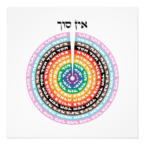 Kabbalistic Creation _ Hebrew Queer Sefirot  Photo Print