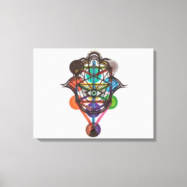 Kabbalistic Tree of Life Canvas Print (Front)