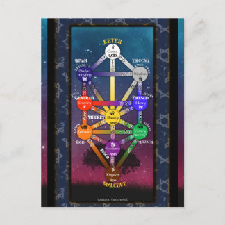 Kabbalistic Tree of Life Tarot | POSTER Postcard