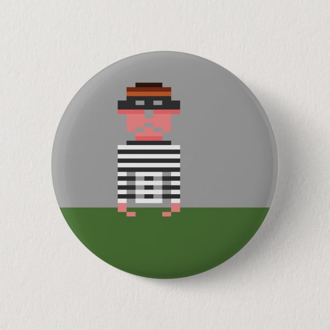 Kaboom 1 pinback button (Front)