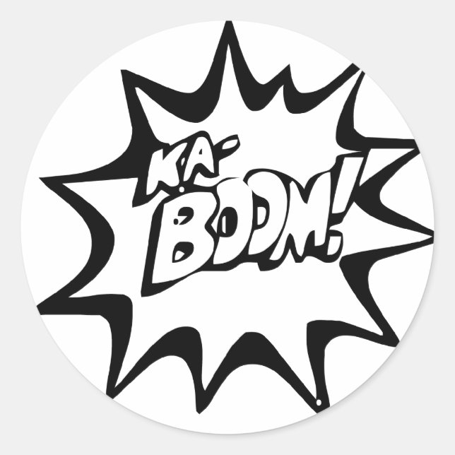 Kaboom Stickers (Front)