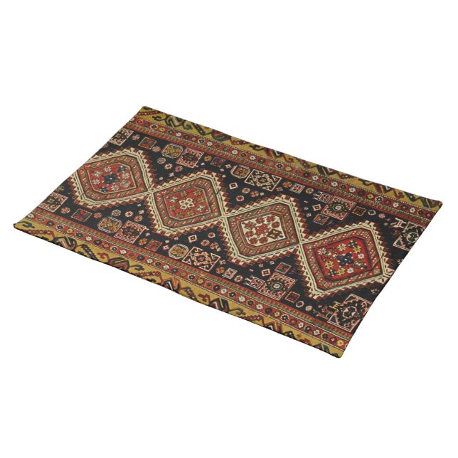 Kabristan carpet design cloth placemat (On Table)
