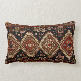 Kabristan carpet design lumbar pillow