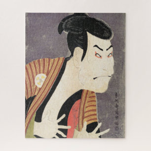 Kabuki Actor Ōtani Oniji as Yakko Edobei woodblock Jigsaw Puzzle