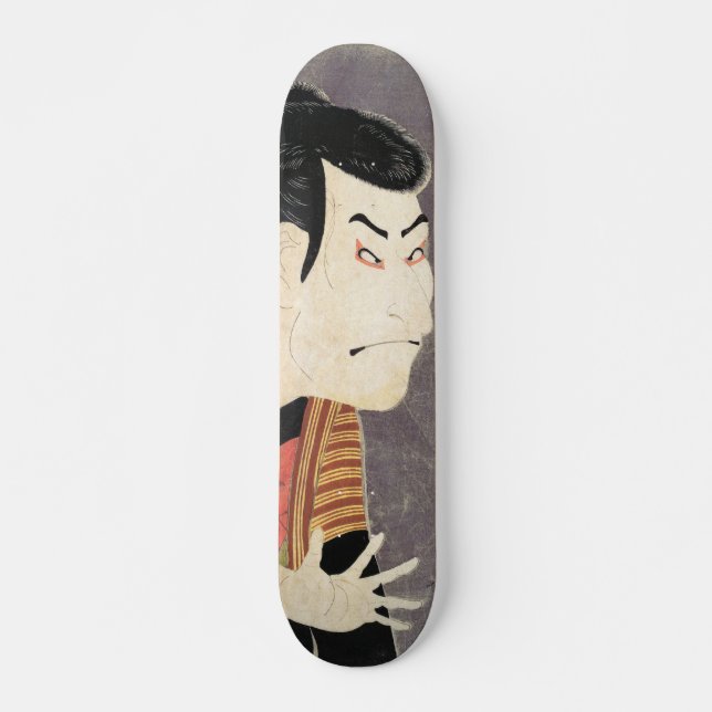 Kabuki Actor Ōtani Oniji as Yakko Edobei woodblock Skateboard (Front)
