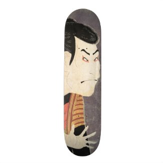 Kabuki Actor Ōtani Oniji as Yakko Edobei woodblock Skateboard