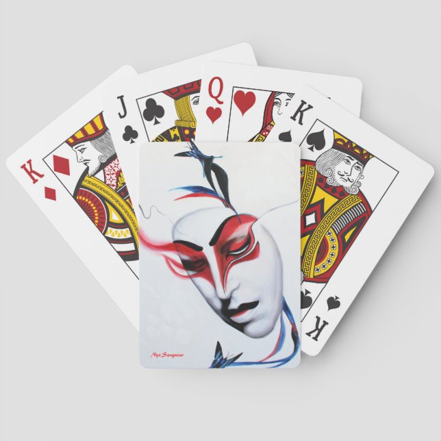 Kabuki JD Poker Cards (Back)