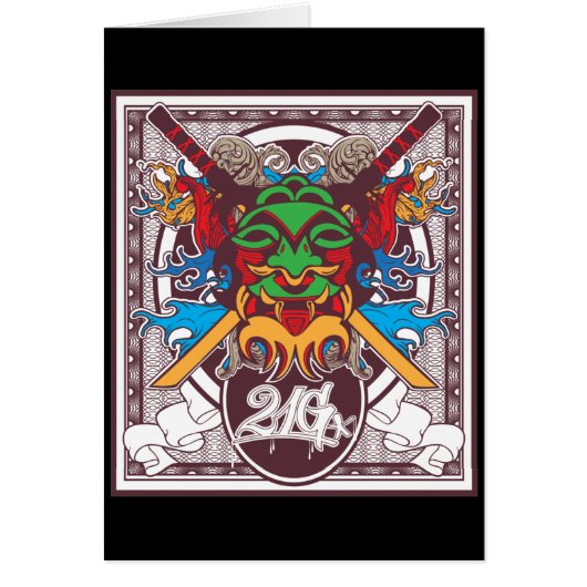 Kabuki Mask Cards (Front)
