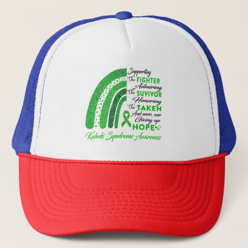 Kabuki Syndrome Warrior Supporting Fighter Trucker Hat