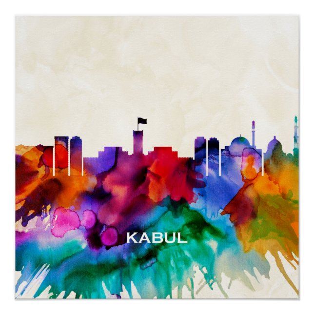 Kabul Skyline Poster (Front)