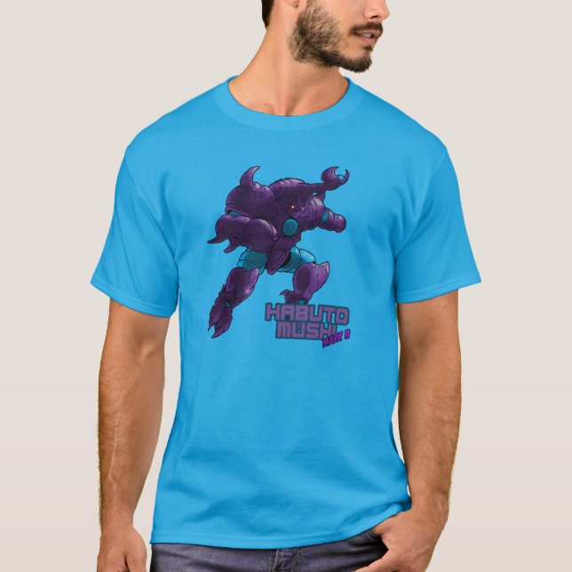 Kabuto Mushi Mark II T-shirt (Purple) (Front)