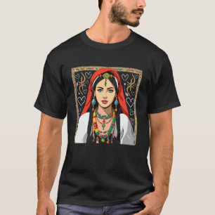 Kabyle Amazigh Berber Tattoo Tifinagh Design Yaz S T-Shirt