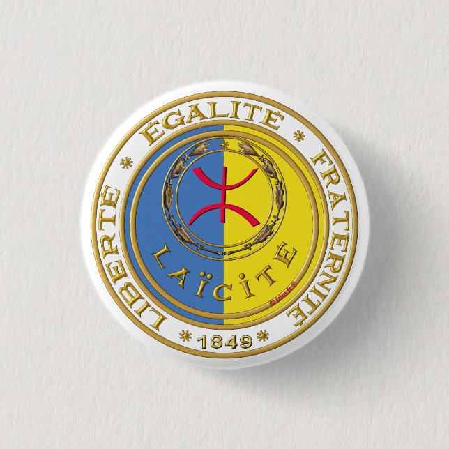 kabylie laicité button (Front)