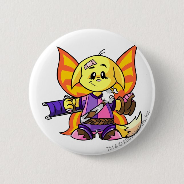 Kacheek Faerieland Player Button (Front)