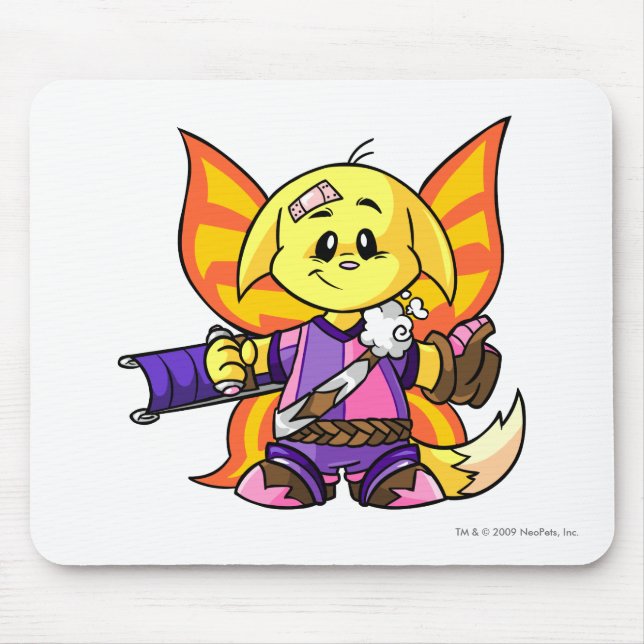 Kacheek Faerieland Player Mouse Pad (Front)