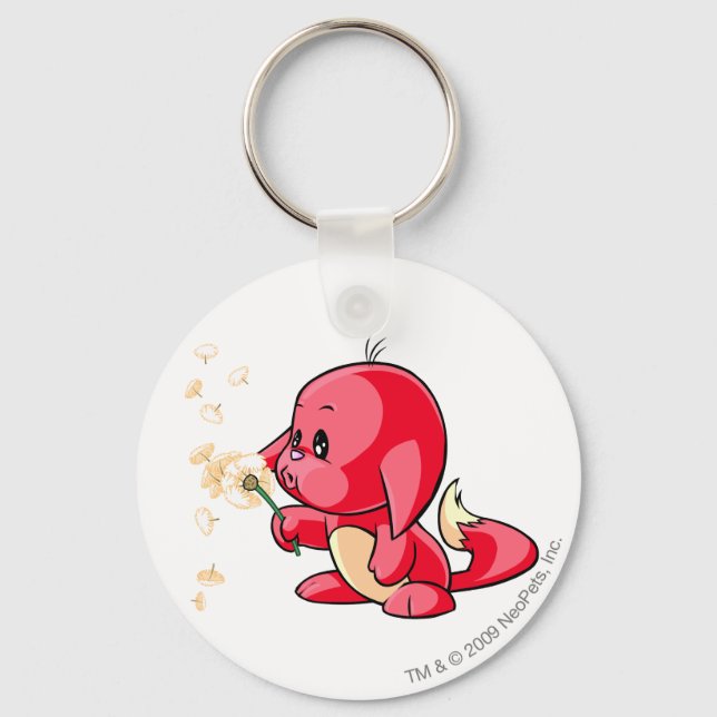 Kacheek Red Keychain (Front)