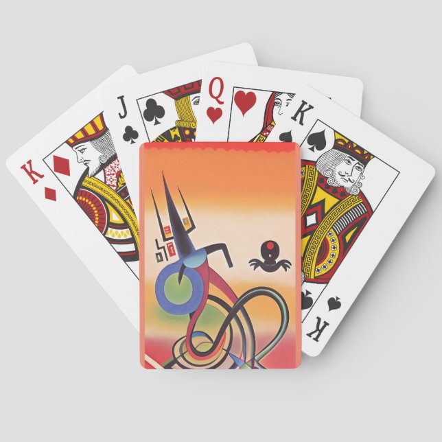 Kachina Dance Ken Gage Abstract Poker Cards (Back)