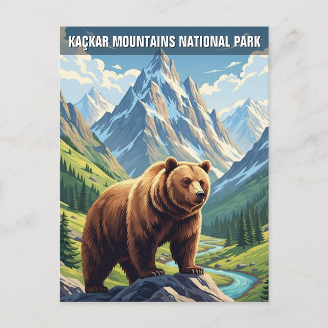 Kaçkar Mountains National Park Turkey Postcard (Front)