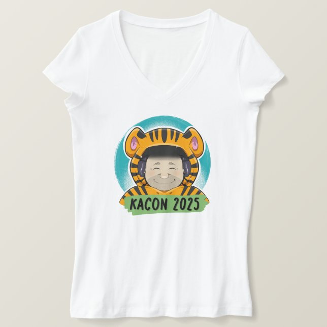 KACON 2025 Official V-Neck Shirt (Design Front)