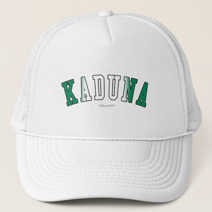 Kaduna in Nigeria National Flag Colors Hat