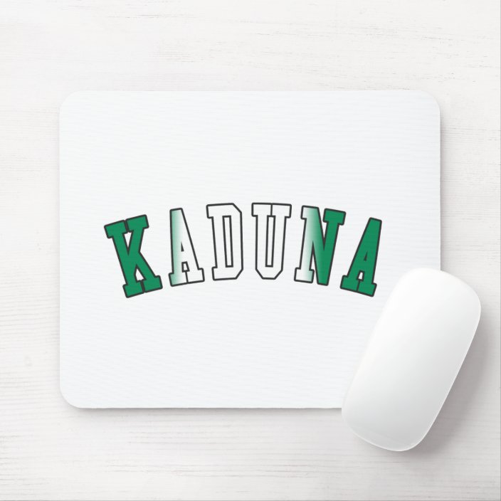 Kaduna in Nigeria National Flag Colors Mousepad