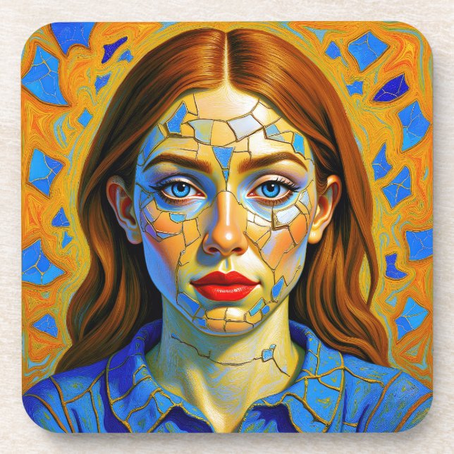 “Kaela” - Pattern of a Past Beverage Coaster (Front)