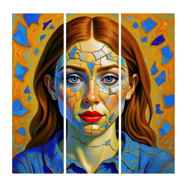 “Kaela” - Pattern of a Past Triptych (Front)