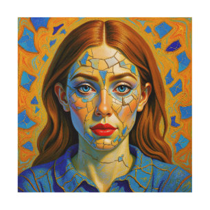 “Kaela” - Pattern of a Past Wood Wall Art