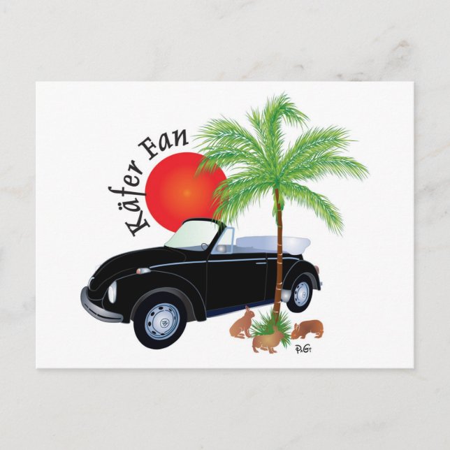 Käfer Fan postcard (Front)