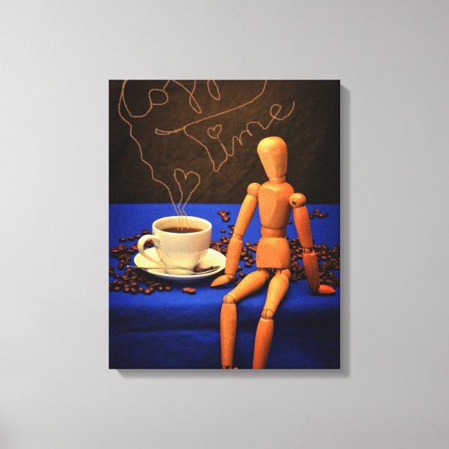Kaffee - Zeit Canvas Print (Front)
