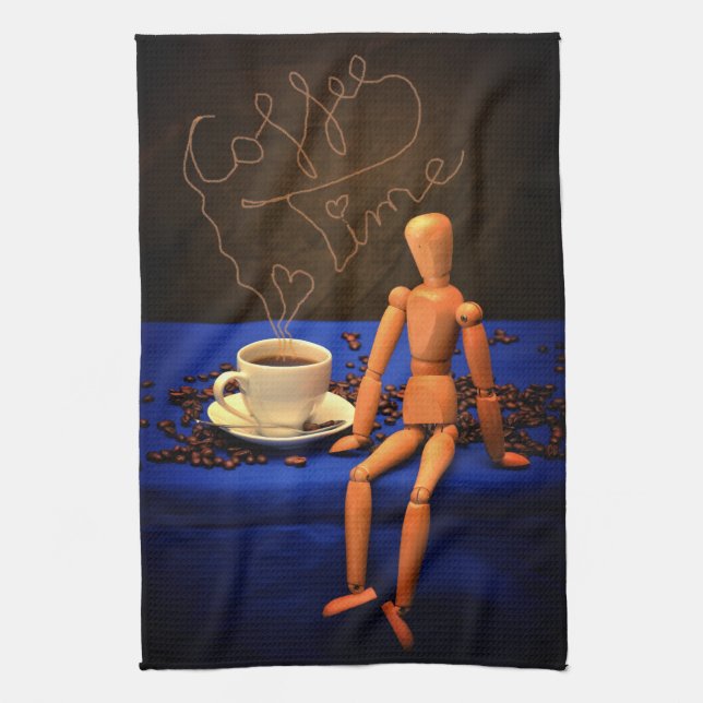 Kaffee - Zeit Kitchen Towel (Vertical)