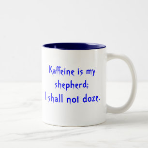 Kaffeine Prayer Two-Tone Coffee Mug